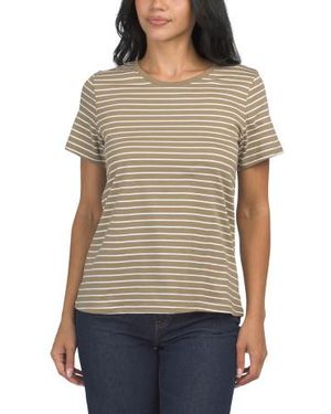 Marshalls Organic Cotton Softspun Crew Neck T-Shirt For - Multicolor
