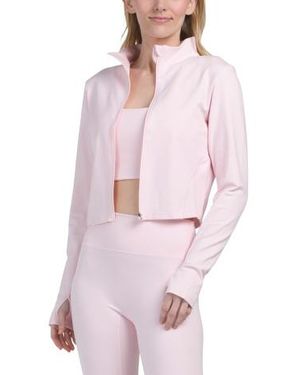 Marshalls Mock Neck Jacket For - Pink