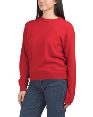 Marshalls Cashmere Celeste Crew Neck Sweater For - Red