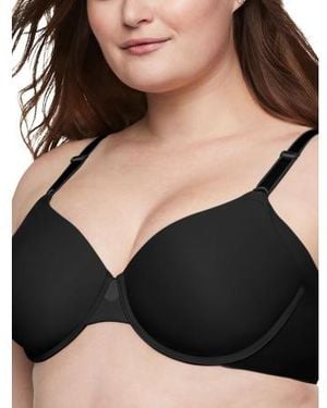 Marshalls Full Figure No Side Effects Smoothing Underwire T-Shirt Bra For - Black