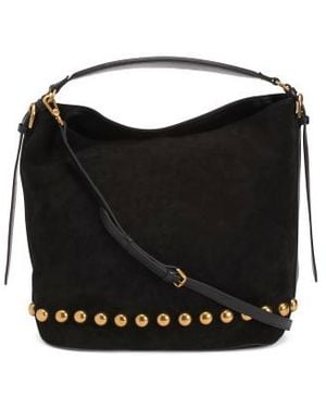 Marshalls Suede Studded Bucket Bag For - Black