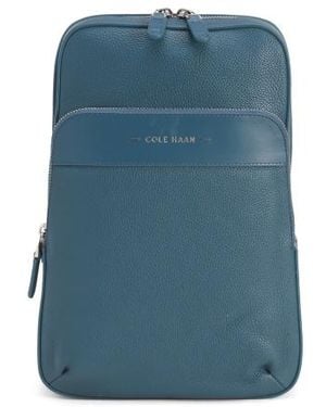 Marshalls Leather Triboro Sling Bag For - Blue