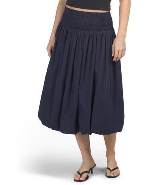 Marshalls Bubble Skirt With Elastic Waist For - Blue