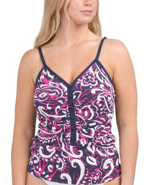 Marshalls Kayla Swim Tankini Top - Purple