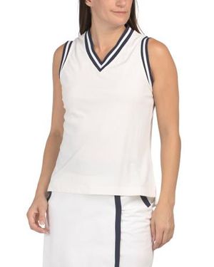 Marshalls Varsity Shell Top For - White