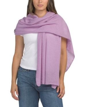 Marshalls Cashmere Wrap Scarf - Purple