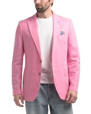 Marshalls Linen Blend Sportcoat For - Pink