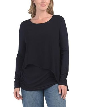 Marshalls Long Sleeve Top For - Black