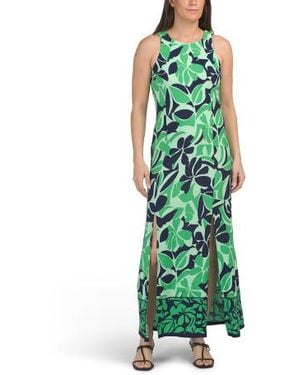 Marshalls Slit Leg Maxi Dress For - Green