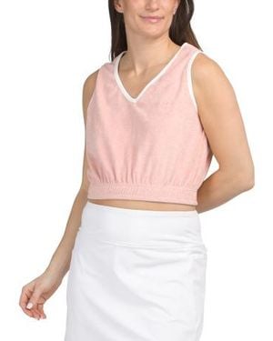 Marshalls Recycled Lounge V-Neck Tank Top For - Pink