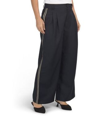 Marshalls Sport Stripe Pleated Pants For - Black