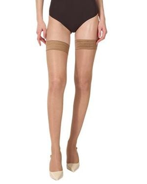 Marshalls 20 Denier Luxury Stay Up Socks For - Black