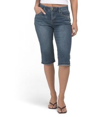 Marshalls Petite Ab Solution Skimmer Shorts For - Blue
