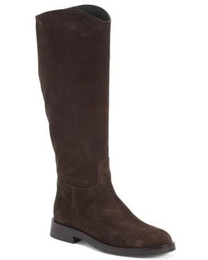 Marshalls Suede High Shaft Boots For - Brown