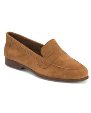 Marshalls Suede Penny Strap Loafers For - Brown