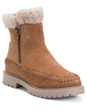 Marshalls Suede Jennie Cozy Booties For - Brown