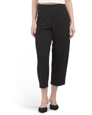 Marshalls Knit Twill Barrel Leg Pants For - Black