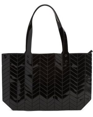 Marshalls Chevron Shiny Tote For - Black