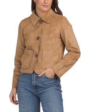 Marshalls Faux Suede Jacket For - Blue