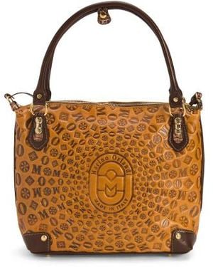 Marshalls Leather Logo Mustard Tote For - Brown