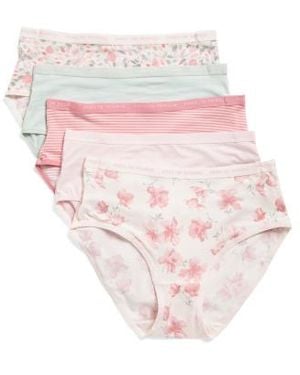 Marshalls 5Pk Assorted Briefs For - Pink