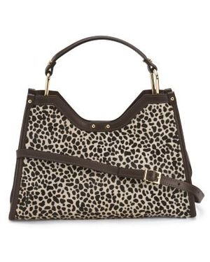 Marshalls Leather Structured Satchel For - Black