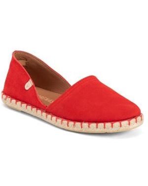 Marshalls Suede Flat Shoes For - Red