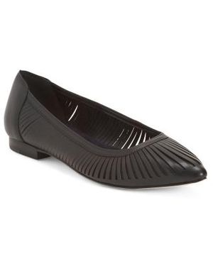 Marshalls Leather Roxi Flats For - Black