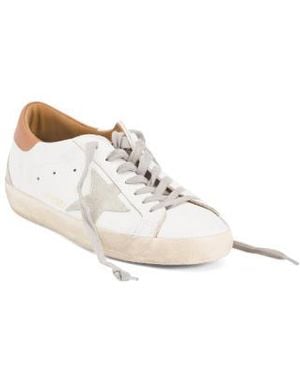 Marshalls Leather Sport Casual Sneakers For - White