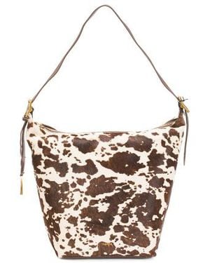 Marshalls Leather Sienna Large Hobo With Strap For - White