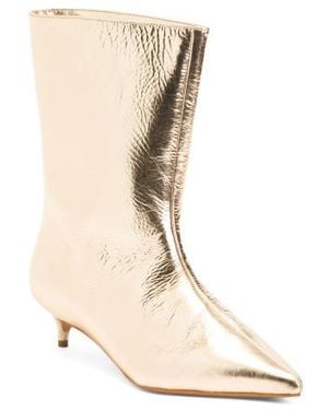 Marshalls Leather Gail Booties For - Natural