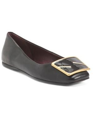 Marshalls Leather Amaya Flats For - Black