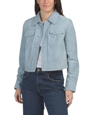 Marshalls Suede Kacey Jacket For - Blue
