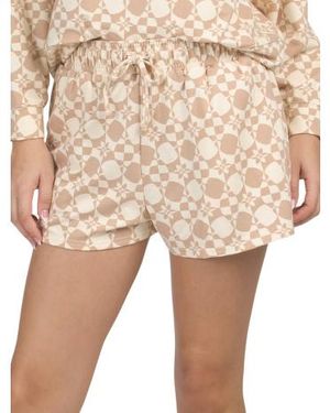 Marshalls Check Me Out Swim Cover-Up Shorts For - Natural