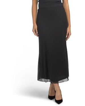 Marshalls Mesh Midi Skirt For - Black