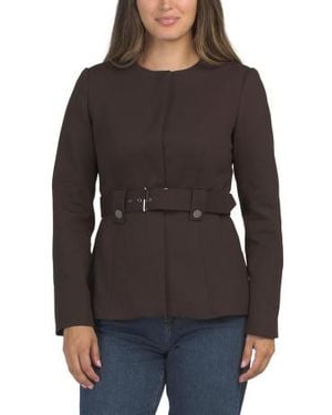 Marshalls Blazer With Belt For - Black