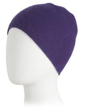 Marshalls Cashmere Beanie For - Purple