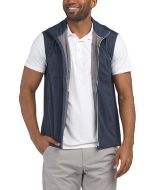 Marshalls Lathan Wind And Water Repellent Vest For - Blue