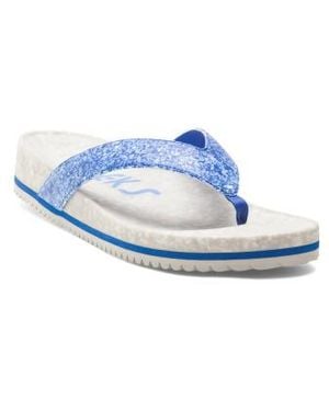Marshalls West Beach Recycled Flip Flops For - Blue