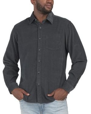 Marshalls Long Sleeve Corduroy Shirt For - Gray