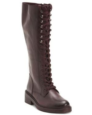 Marshalls Leather Sadelle Tall Boots For - Brown