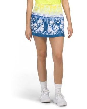Marshalls Upf 50 Shibori Wave Mini Skirt For - Blue