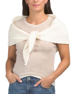Marshalls Crochet Wrap For - Natural