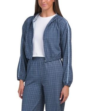 Marshalls Hooded Cropped Jacket For - Blue