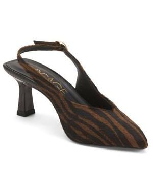 Marshalls Leather Slingback Heels For - Black