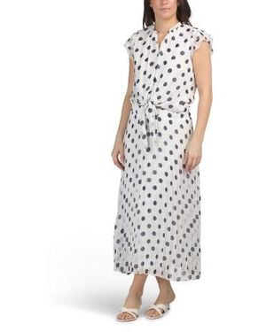 Marshalls Yoryu Polka Dot Top - White