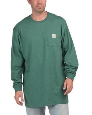 Marshalls Dearborn Loose Fit Long Sleeve T-Shirt For - Green