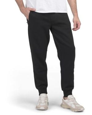 Marshalls Fleece Sweatpants With Double Zip Pockets For - Black