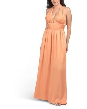 Marshalls Rhea Corset Style Gown For - Orange