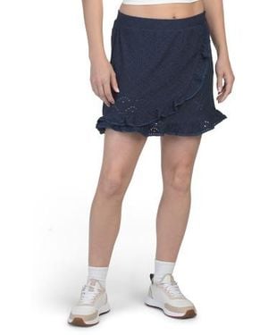 Marshalls Ruffle Pull On Skort For - Blue